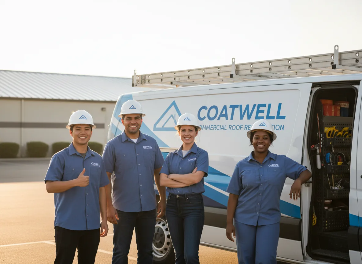 Commercial roof coating company in Florien, LA